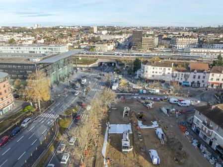 Les travaux au sud de la gare avancent et le secteur fera peau neuve dans les prochains mois !